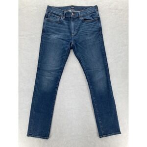J Crew Jeans Mens 32x32 Blue Slim Fit Signature Flex Stretch Denim Pants Preppy
